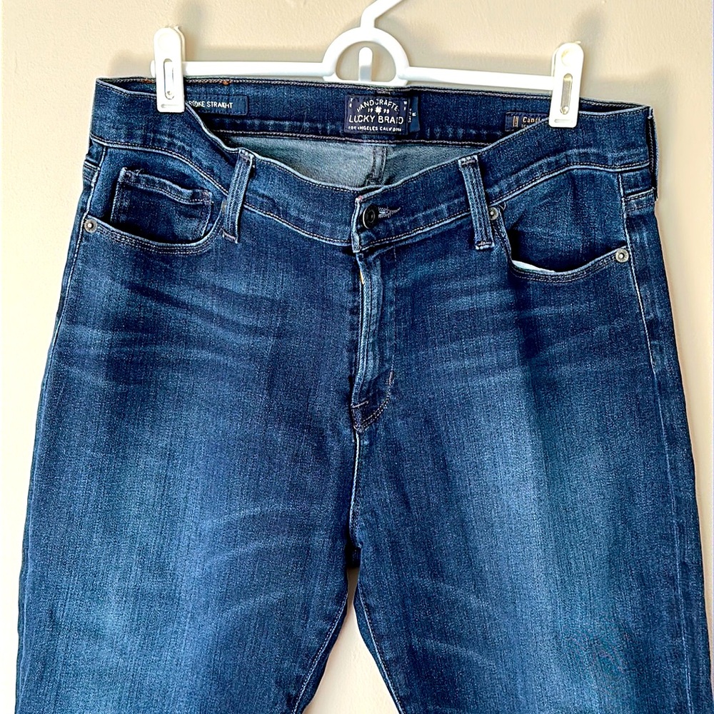 Lucky Brand Brooke Straight Jeans 14/32R *fit like LONG*